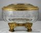 A Great Luis Xv Gilt Bronze Guilloché Enamel Jewelry Box Hand Painted Miniature Metalware photo 6