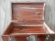 Gorgeous Large Art Deco Banded Pilliod Cedar Box,  Copper Lock Boxes photo 4