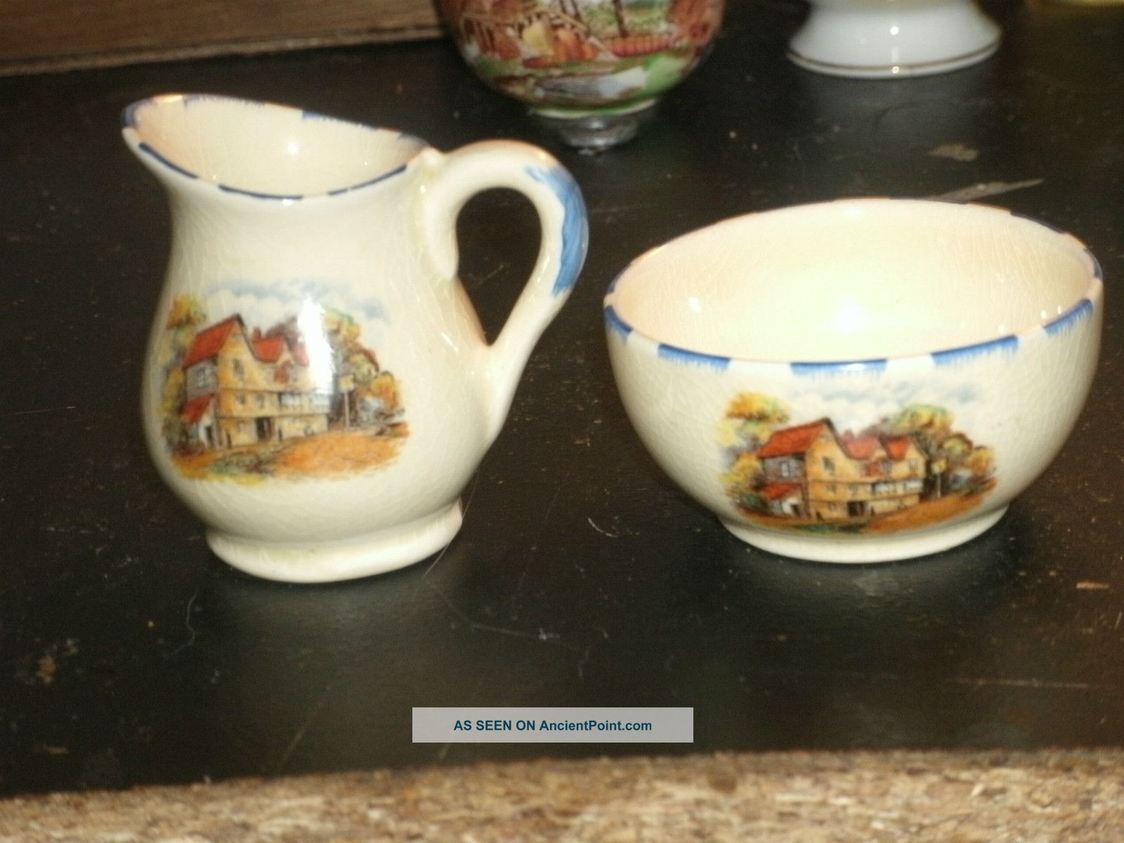 Minature Pitcher And Bowl Made In England Cups & Saucers photo