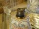 Victorian Hand Painted Enamel Perfume Atomizer Bottle - Bohemian,  Czech,  Milk Glass Perfume Bottles photo 4