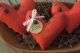 3 Assorted Primitive Love Valentine Be Mine Heart Ornies Ornaments Bowl Fillers Primitives photo 1
