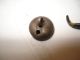 17th Century Dutch Tudor Rose Hallmarked Button & Seal Ring Artifact Primitives photo 1