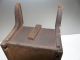 Antique Old Wood Wooden Household Institute Sewing Machine Table Part Drawer Nr Furniture photo 2