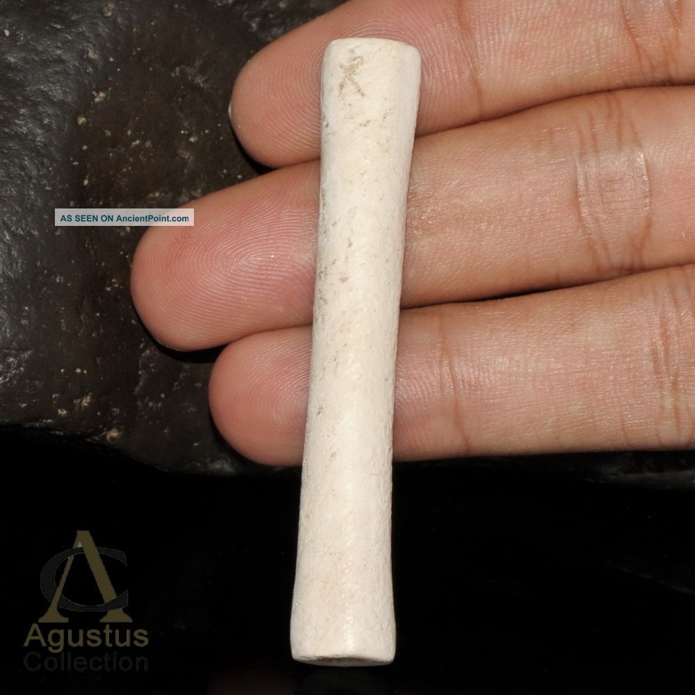 52 ban Shell beda Ancient Neolithic Rare   Chiang 8. G Tube Bead Clam  tubeless Ban