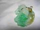 Rare Chinese Antique Heavily Carved Fine Jade Jadeite Hinged Pendant Dragons Necklaces & Pendants photo 11