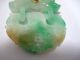 Rare Chinese Antique Heavily Carved Fine Jade Jadeite Hinged Pendant Dragons Necklaces & Pendants photo 2