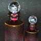 Pair Antique French Baccarat Cranberry Etched Glass Crystal Perfume Scent Bottle Perfume Bottles photo 11