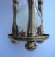 Extremely Rare Late 19th Century French Brass Hour Glass Clock Time Metalware photo 7