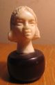 Antique Ox Bone African Woman ' S Head _2  Height Other photo 1