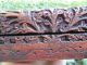Antique Vintage Hand Carved Wood Jewelry Box Unique Carving Art 19th Century Boxes photo 10