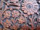 Antique Vintage Hand Carved Wood Jewelry Box Unique Carving Art 19th Century Boxes photo 11