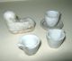Antique India Small Size Toy Tea Set And Dog Figure Cups & Saucers photo 5