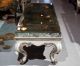 French Rococo Style Painted Glass Top Coffee Table By Jansen Post-1950 photo 3