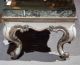French Rococo Style Painted Glass Top Coffee Table By Jansen Post-1950 photo 4
