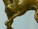 Antique Greyhound Racing Dog Bookends Pompeian Bronze Art Deco Sculpture Whippet Metalware photo 6