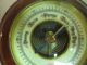 Vintage German By Atco Barometer Aneroid Enamel Dial Rosewood Mount 1930 ' S Other photo 2