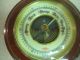 Vintage German By Atco Barometer Aneroid Enamel Dial Rosewood Mount 1930 ' S Other photo 3