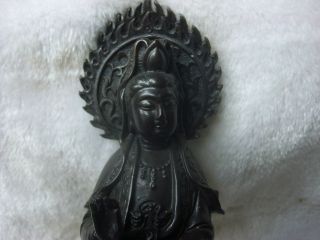 The Ancient Chinese Traditional Buddhist Culture,  Copper Guan Yin Gods photo