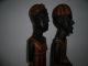 Pair Of Northern Ghana Carved Wooden Figures - 13 Ins Tall Other photo 4