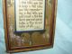 Antique 1926 Buzza Motto The Nicest Folk Of All Framed Saying Motto Poem Print Primitives photo 2
