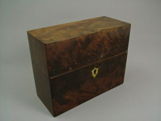 A Geo.  Iii Mahogany Apothecary ' S Box. photo