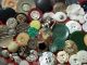 114 Buttons Lots Vintage Rhinestone New Glass Antique Czech Bakelite Victorian Buttons photo 2