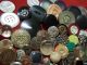 114 Buttons Lots Vintage Rhinestone New Glass Antique Czech Bakelite Victorian Buttons photo 3