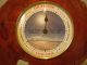 Natural Edge Australian Red Gum Burl Wood Wall Tide Clock Other photo 1