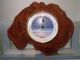 Natural Edge Australian Red Gum Burl Wood Wall Tide Clock Other photo 2
