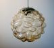 Vintage Murano Bubble Glass Amber Pendant Ceiling Light Chandelier 1950 Chandeliers, Fixtures, Sconces photo 4