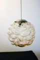 Vintage Murano Bubble Glass Amber Pendant Ceiling Light Chandelier 1950 Chandeliers, Fixtures, Sconces photo 5