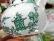 Royal Chelsea Pekin Pattern Creamer And Sugar Holder Green Cups & Saucers photo 3