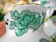 Royal Chelsea Pekin Pattern Creamer And Sugar Holder Green Cups & Saucers photo 4