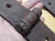 17 - 19.  Century Handforged Chest Iron Hinges For Use Or Decoration Primitives photo 4