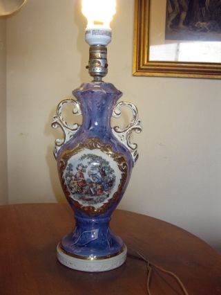 French Style Urn Lamp,  Hollywood Regency photo