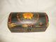 1889s Vintage Old Rare Painted Roman Jewellery Box Boxes photo 2
