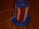 Primitive H.  M.  Patriotic Hats/ Fillers/ornies/fabric/gift/holiday Primitives photo 2