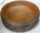 Rare European Antique Old 19th.  Century Art Carved Wood Bowl Bowls photo 5