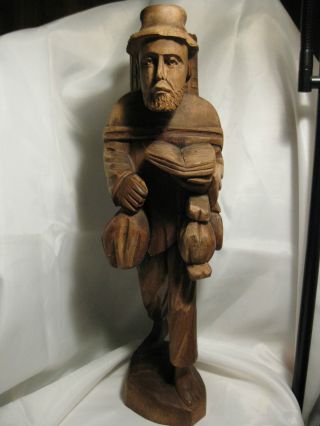 Antique Wooden Statue 