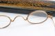 14k Gold Antique Eyeglasses W/ Case - 19th Century Optical photo 4