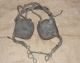 Old Leather Horse Bridle Blinders W/brass Rose Pins,  Bit Etc Islamic photo 7