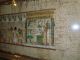Huge Framed Antique Hand Painted Egyptian Papyrus.  37x18.  Isis Osiris Anubis Etc Egyptian photo 2