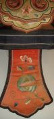Antique Chinese Imperial Silk Child ' S Hat Embroidery Baby Dragons Emperor 19th C Robes & Textiles photo 7