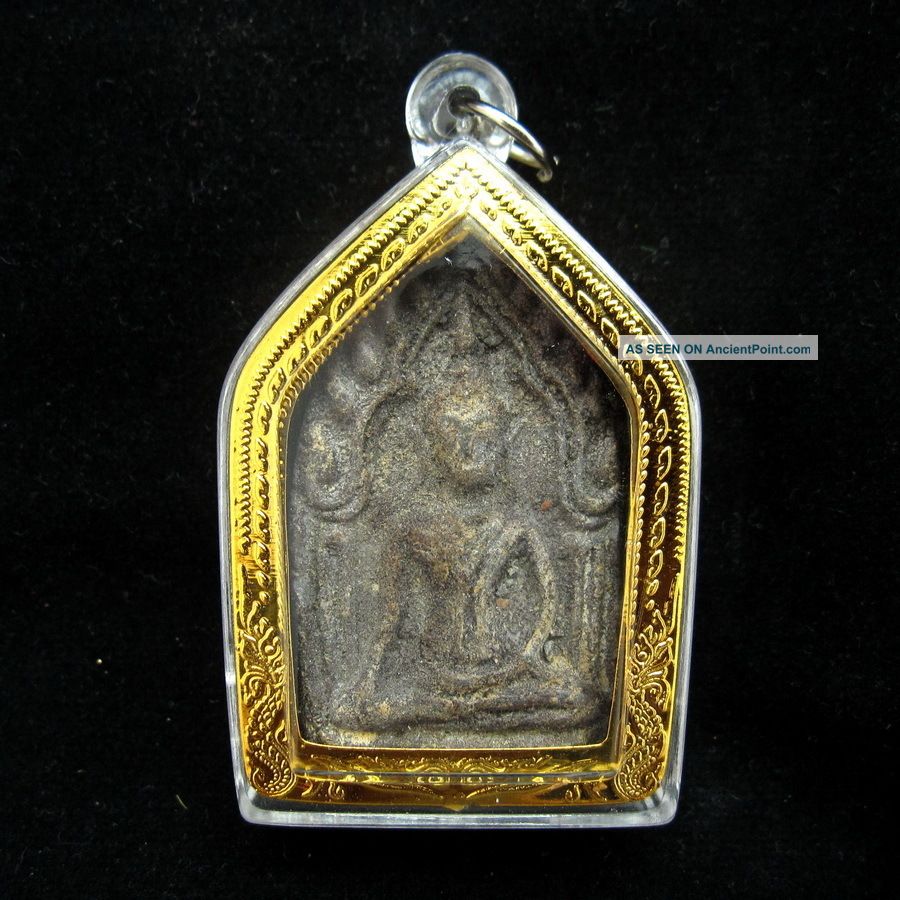 Phra Khun Paen Embed Takrud In Back Powerful Love Attraction Thai Buddha Amulet Amulets photo