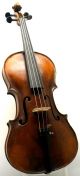 Excellent Antique German Violin,  Fried Aug Glass - C.  1890 - Ready To Play - String photo 10
