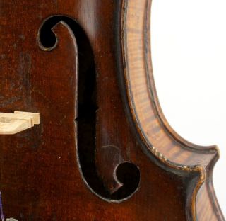 Excellent Antique German Violin,  Fried Aug Glass - C.  1890 - Ready To Play - photo
