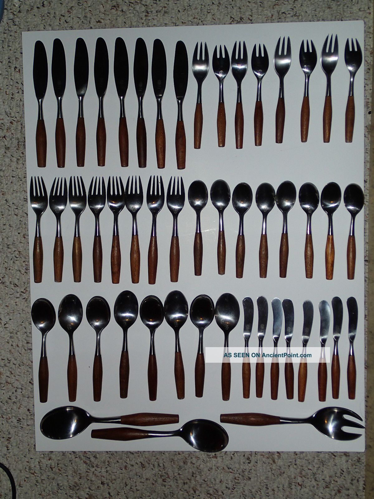 Fjord Flatware,  Genesis Of Dansk From 1954. Mid-Century Modernism photo