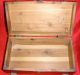 Very Unique Art Deco Cedar Box With Brass Hardware And Claw Feet Boxes photo 1
