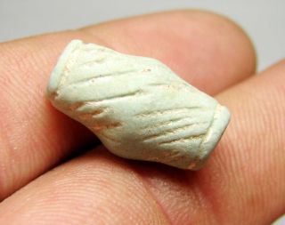 Matncat84 An Egyptian Cylinder Seal In Faience With Detail H168 photo