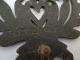 2 Antique Old Metal Cast Iron 249 D T - 13 Eagle Decorative Cherub Angel Trivets Trivets photo 4